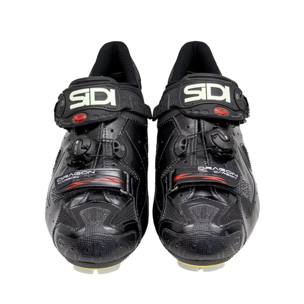 SiDi Dragon 4 carbon SRS mountain mesh‎ 2-bolt Mens MTB CX shoes EU 43.5 US 10.5